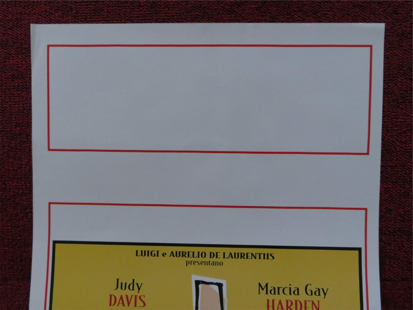 UNA COPPIA A SORPRESA ITALIAN LOCANDINA POSTER JUDY DAVIS MARCIA GAY HARDEN 2001 Rendezvous Cinema Movie posters