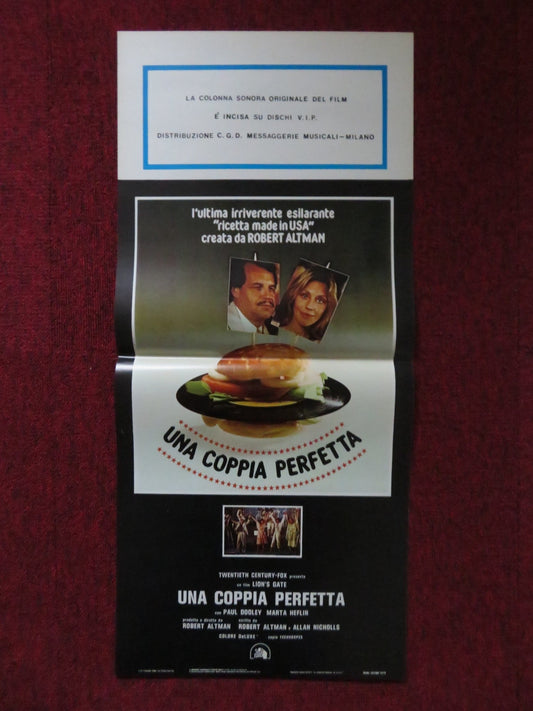 UNA COPPIA PERFETTA ITALIAN LOCANDINA POSTER PAUL DOOLEY MARTA HEFLIN 1979 Rendezvous Cinema Movie posters