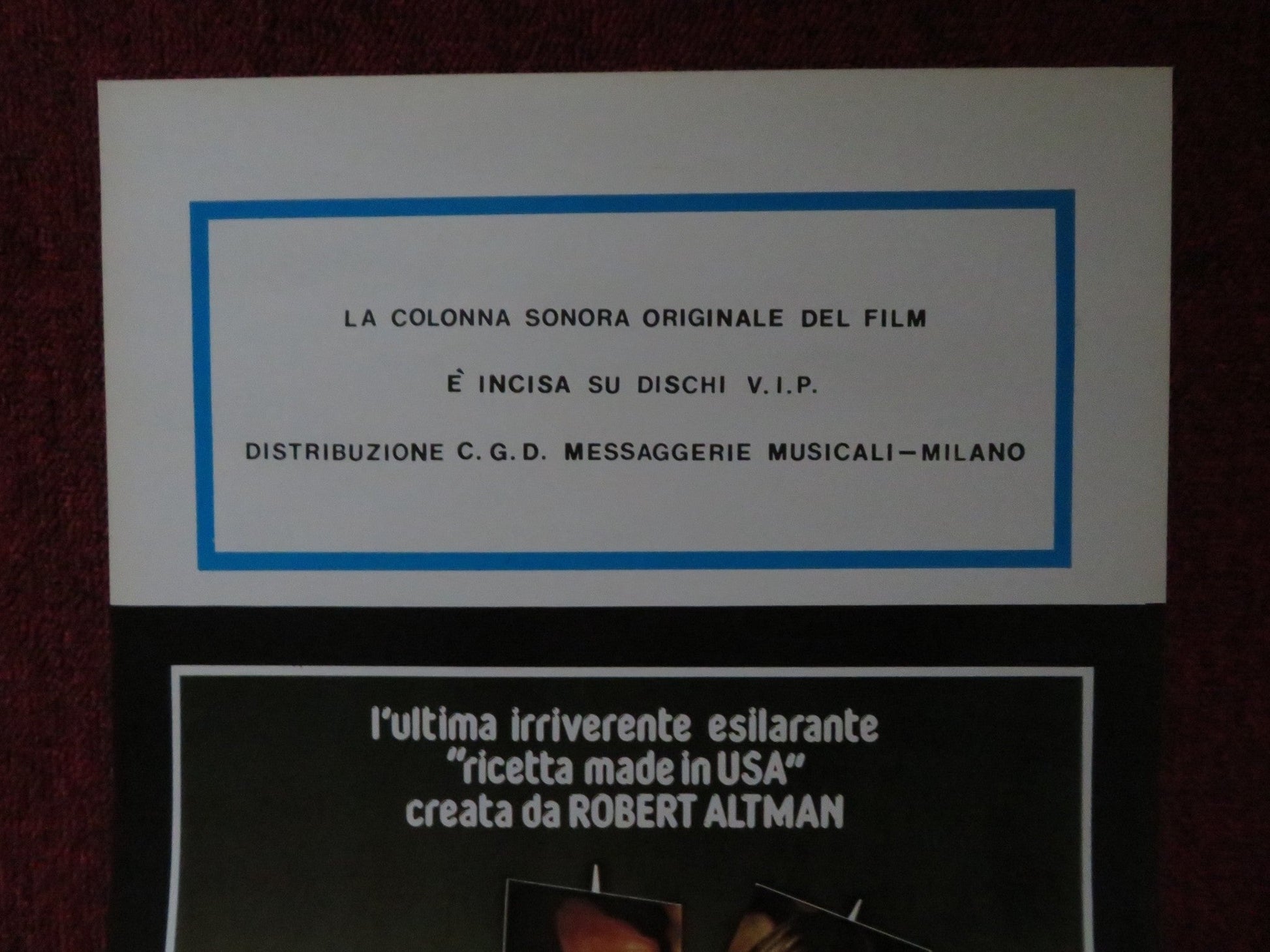 UNA COPPIA PERFETTA ITALIAN LOCANDINA POSTER PAUL DOOLEY MARTA HEFLIN 1979 Rendezvous Cinema Movie posters