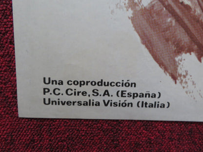 UNA CUERDA AL AMANECER SPANISH POSTER PIERRE BRICE STEVEN TEDD 1972 Rendezvous Cinema Movie posters