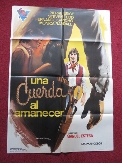 UNA CUERDA AL AMANECER SPANISH POSTER PIERRE BRICE STEVEN TEDD 1972 Rendezvous Cinema Movie posters