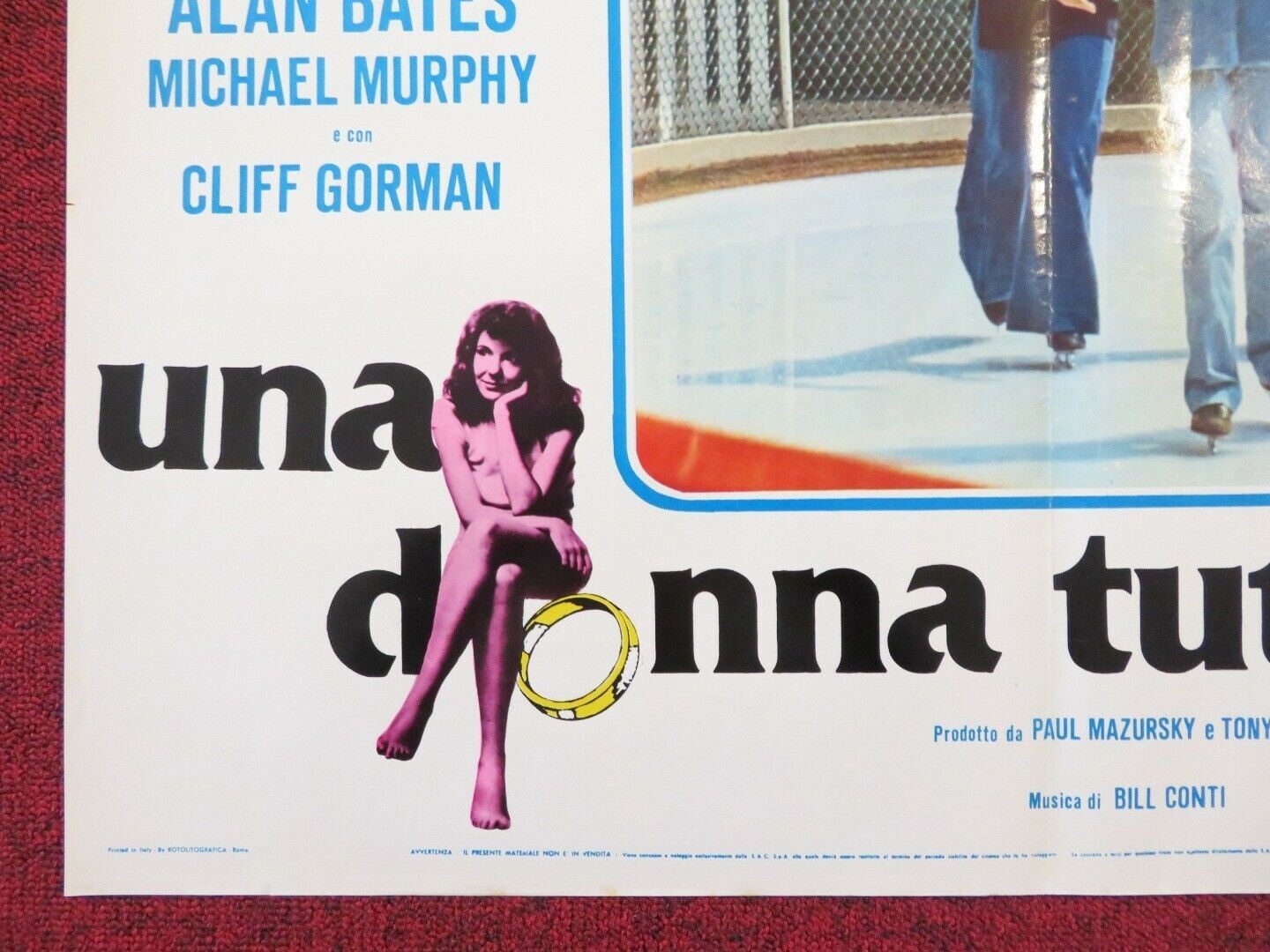 UNA DONA TUTTA SOLA / AN UNMARRIED WOMAN - C ITALIAN FOTOBUSTA POSTER CLAYBURGH - Rendezvous Cinema