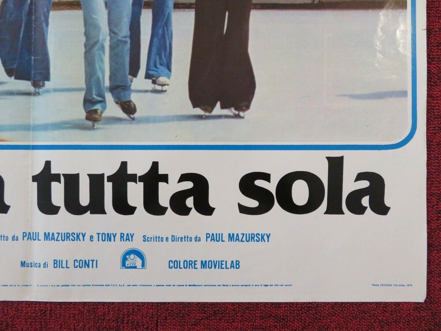 UNA DONA TUTTA SOLA / AN UNMARRIED WOMAN - C ITALIAN FOTOBUSTA POSTER CLAYBURGH - Rendezvous Cinema