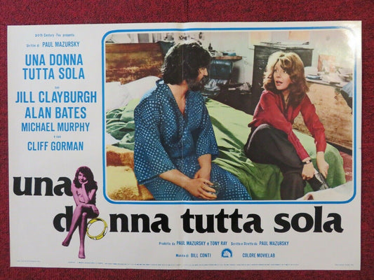 UNA DONA TUTTA SOLA / AN UNMARRIED WOMAN - D ITALIAN FOTOBUSTA POSTER CLAYBURGH Movie posters