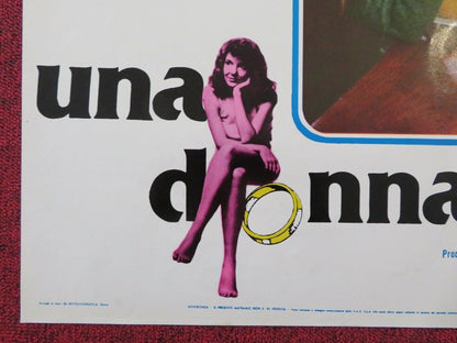 UNA DONA TUTTA SOLA / AN UNMARRIED WOMAN - E ITALIAN FOTOBUSTA POSTER ALAN BATES - Rendezvous Cinema