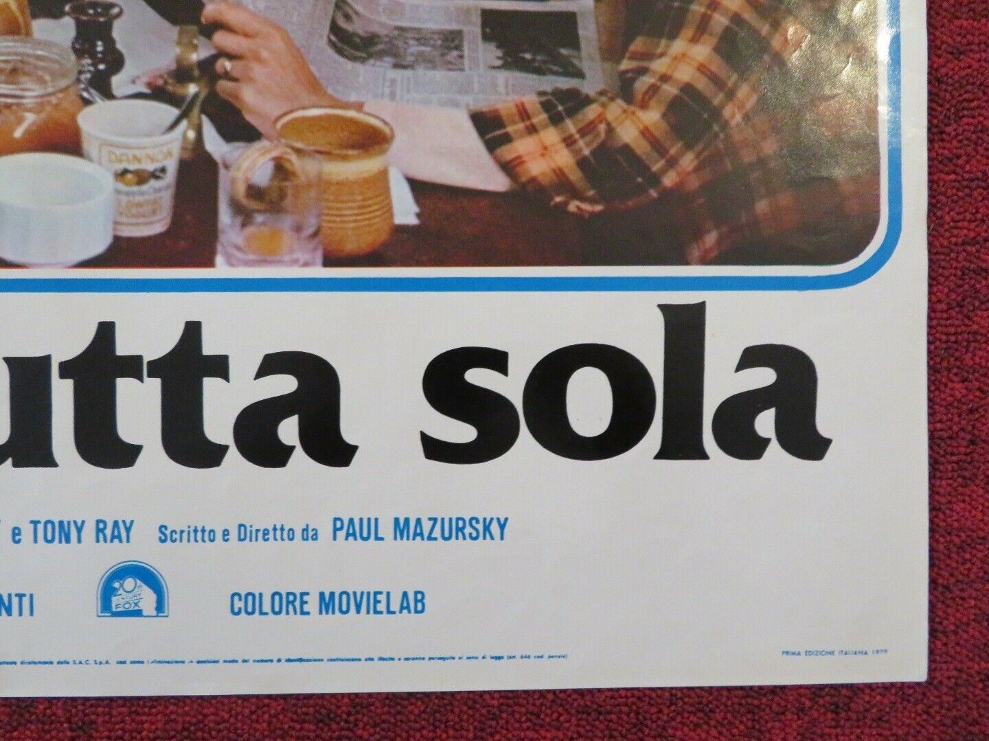 UNA DONA TUTTA SOLA / AN UNMARRIED WOMAN - E ITALIAN FOTOBUSTA POSTER ALAN BATES - Rendezvous Cinema