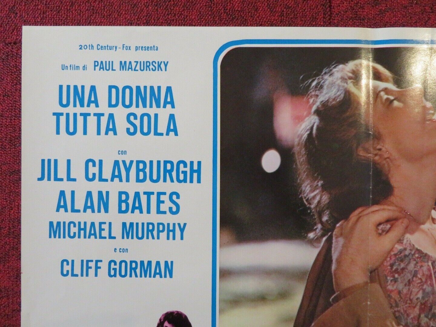 UNA DONA TUTTA SOLA / AN UNMARRIED WOMAN - F ITALIAN FOTOBUSTA POSTER 1978 - Rendezvous Cinema