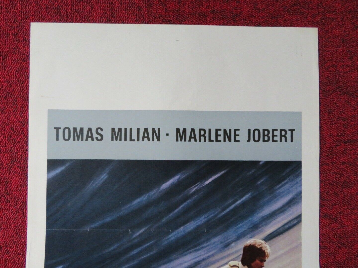 UNA DONNA DA UCCIDERE ITALIAN LOCANDINA (27.5"x13") POSTER TOMAS MILIAN 1975 Movie posters