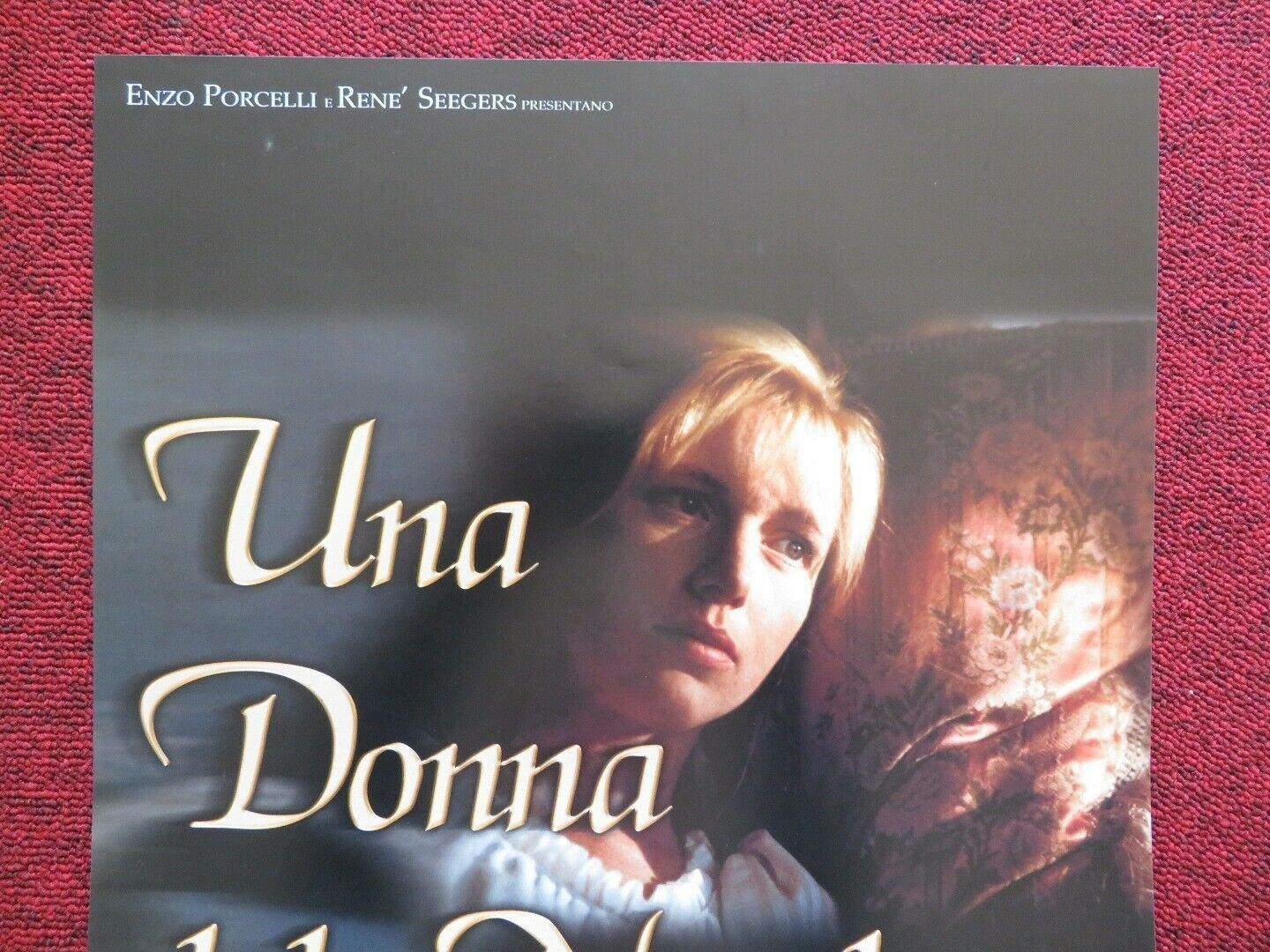 UNA DONNA DEL NORD ITALIAN LOCANDINA (27.5"x13") POSTER ANTHONY CALF 2002 Movie posters