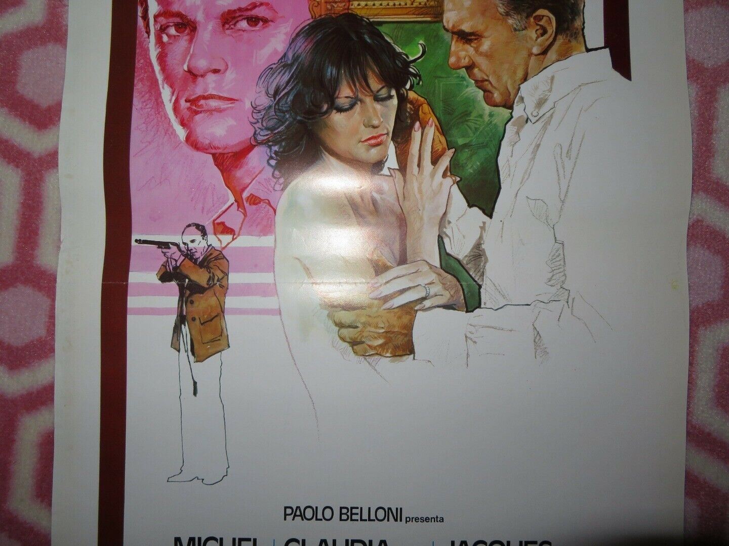 UNA DONNA DUE PASSIONI / Fire's Share ITALIAN LOCANDINA (27.5"x13") POSTER 1978 Movie posters