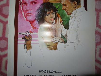 UNA DONNA DUE PASSIONI / Fire's Share ITALIAN LOCANDINA (27.5"x13") POSTER 1978 Movie posters
