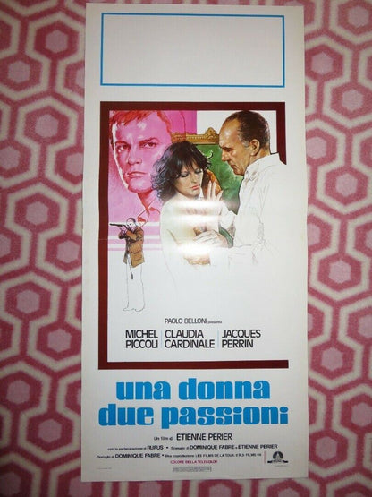 UNA DONNA DUE PASSIONI / Fire's Share ITALIAN LOCANDINA (27.5"x13") POSTER 1978 Movie posters