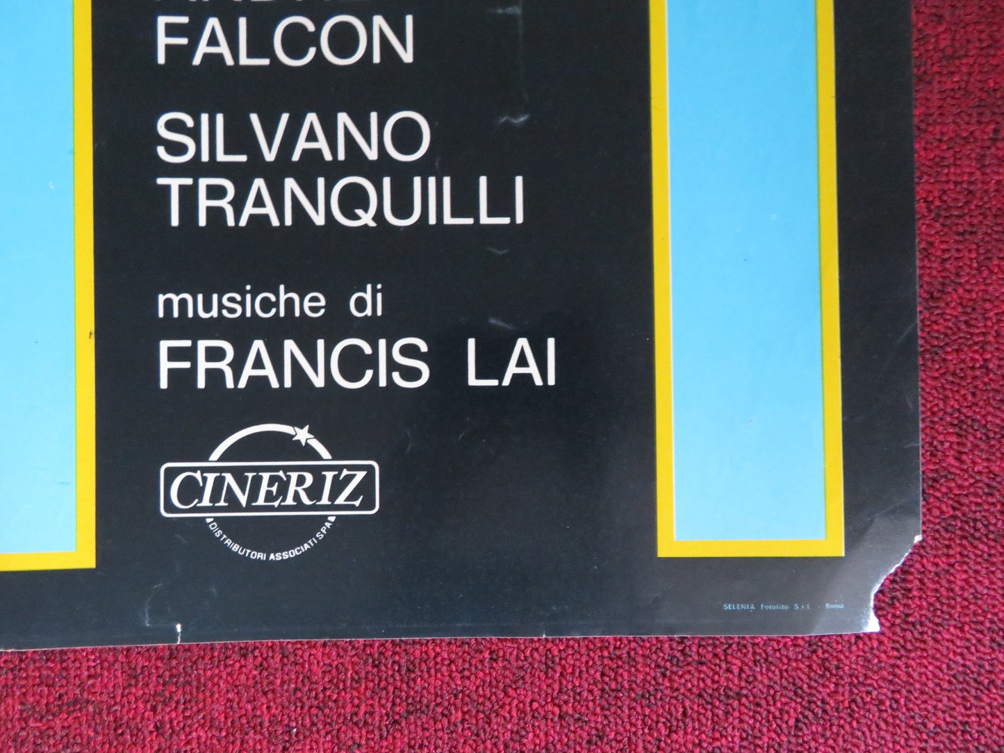 UNA DONNA E UNA CANAGLIA ITALIAN FOGLIO POSTER L. VENTURA FRANCOISE FABIAN 1973 Rendezvous Cinema Movie posters