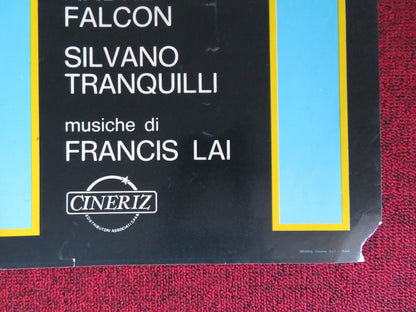UNA DONNA E UNA CANAGLIA ITALIAN FOGLIO POSTER L. VENTURA FRANCOISE FABIAN 1973 Rendezvous Cinema Movie posters