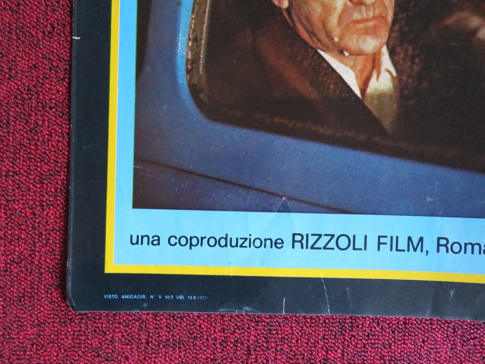 UNA DONNA E UNA CANAGLIA ITALIAN FOGLIO POSTER L. VENTURA FRANCOISE FABIAN 1973 Rendezvous Cinema Movie posters