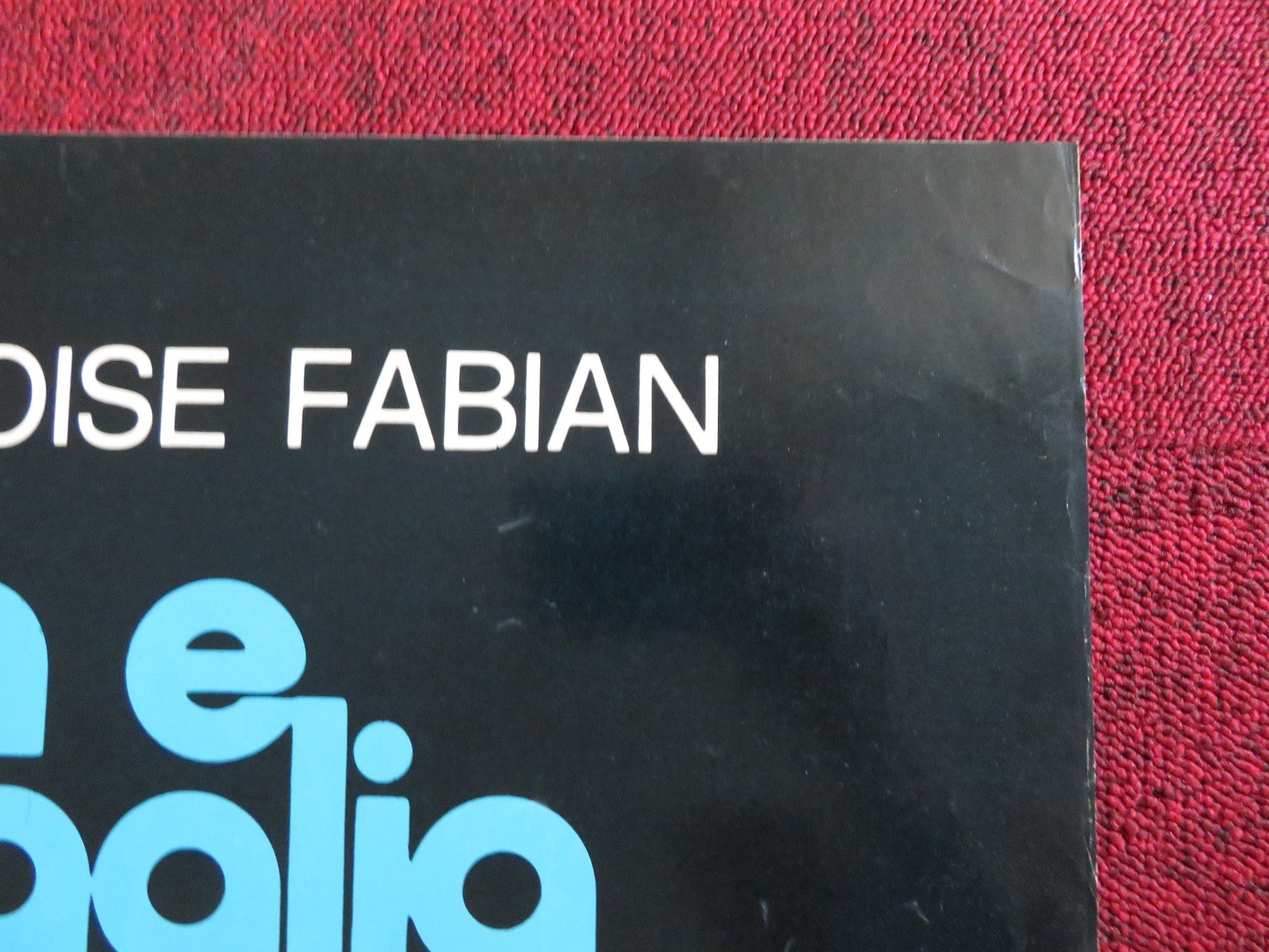 UNA DONNA E UNA CANAGLIA ITALIAN FOGLIO POSTER L. VENTURA FRANCOISE FABIAN 1973 Rendezvous Cinema Movie posters