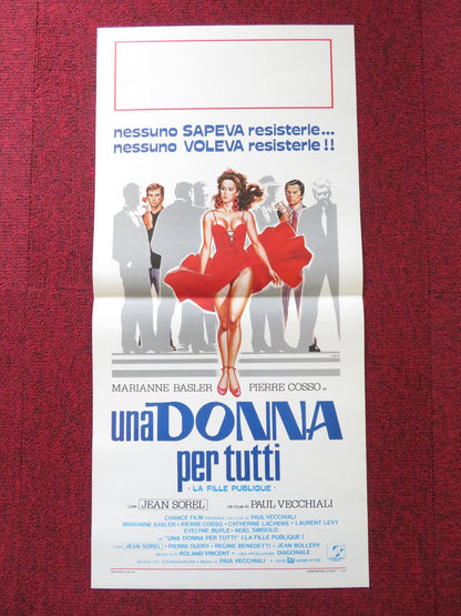 UNA DONNA PER TUTTI ITALIAN LOCANDINA POSTER MARIANNE BASLER JEAN SOREL 1986 Rendezvous Cinema Movie posters