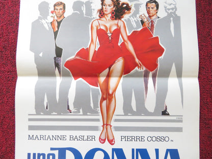 UNA DONNA PER TUTTI ITALIAN LOCANDINA POSTER MARIANNE BASLER JEAN SOREL 1986 Rendezvous Cinema Movie posters