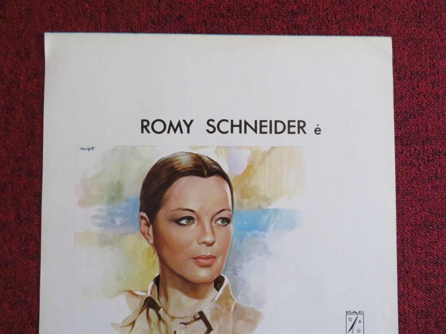 UNA DONNA SEMPLICE / A Simple Story ITALIAN LOCANDINA (27.5"x13") POSTER 1978 Movie posters