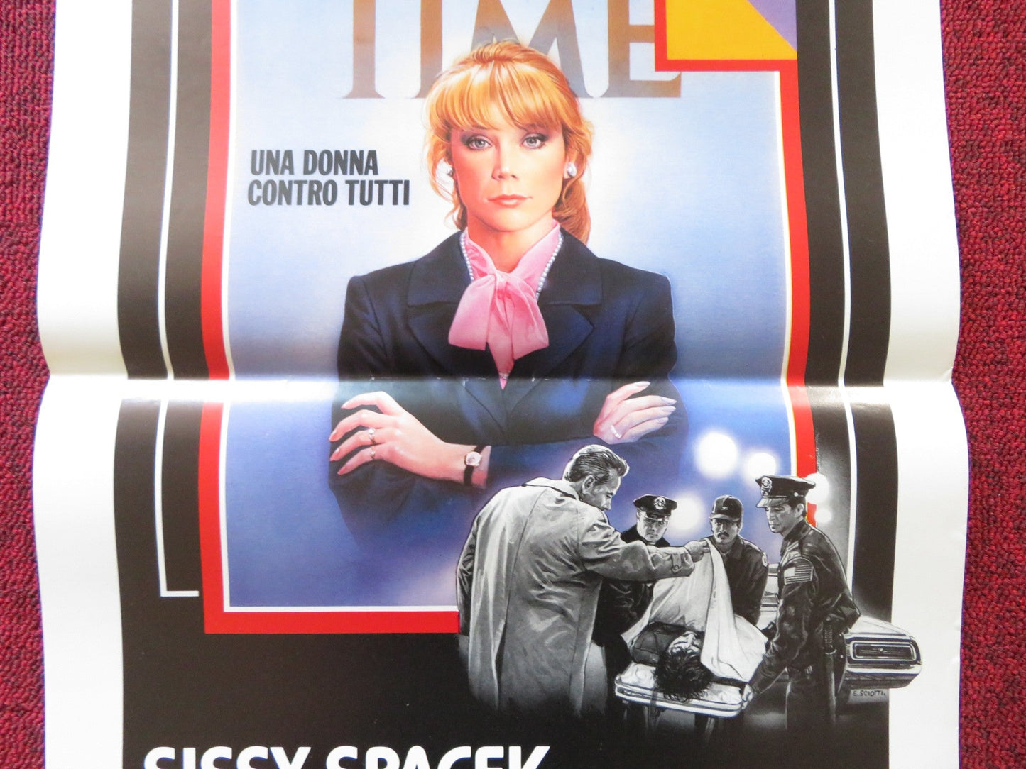 UNA DONNA UNA STORIA VERA ITALIAN LOCANDINA POSTER SISSY SPACEK M. FREEMAN 1985 Rendezvous Cinema Movie posters