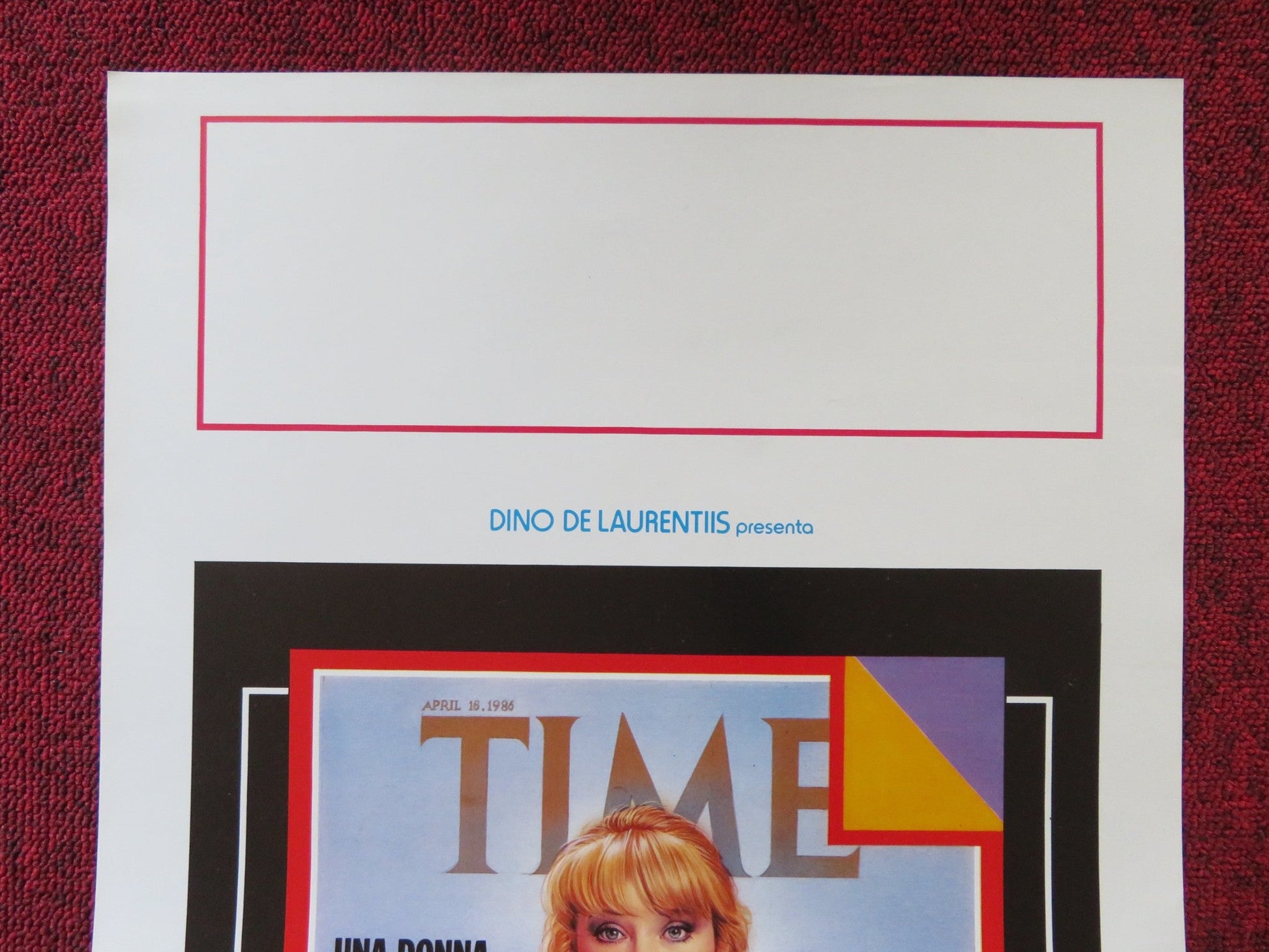 UNA DONNA UNA STORIA VERA ITALIAN LOCANDINA POSTER SISSY SPACEK M. FREEMAN 1985 Rendezvous Cinema Movie posters