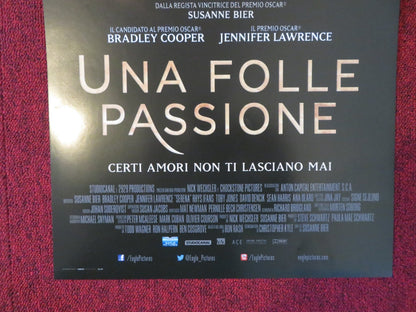 UNA FOLLE PASSIONE ITALIAN LOCANDINA POSTER BRADLEY COOPER J. LAWRENCE 2014 Rendezvous Cinema Movie posters