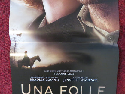 UNA FOLLE PASSIONE ITALIAN LOCANDINA POSTER BRADLEY COOPER J. LAWRENCE 2014 Rendezvous Cinema Movie posters