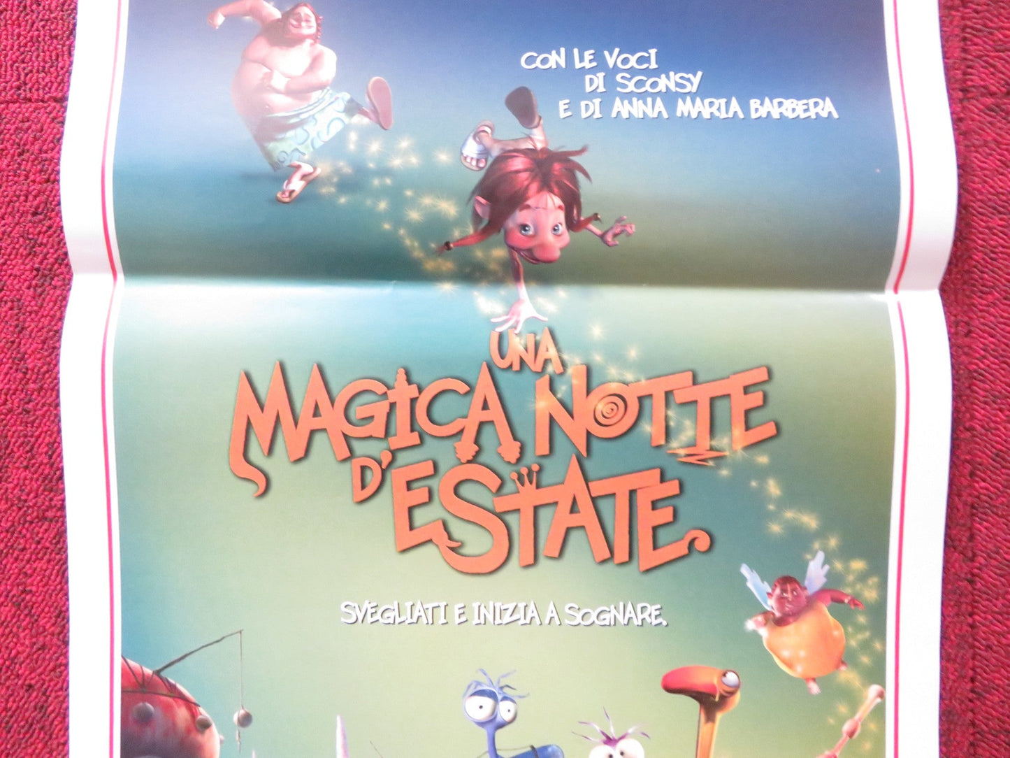 UNA MAGICA NOTTE D'ESTATE ITALIAN LOCANDINA POSTER GABINO DIEGO MACHI 2005 Rendezvous Cinema Movie posters