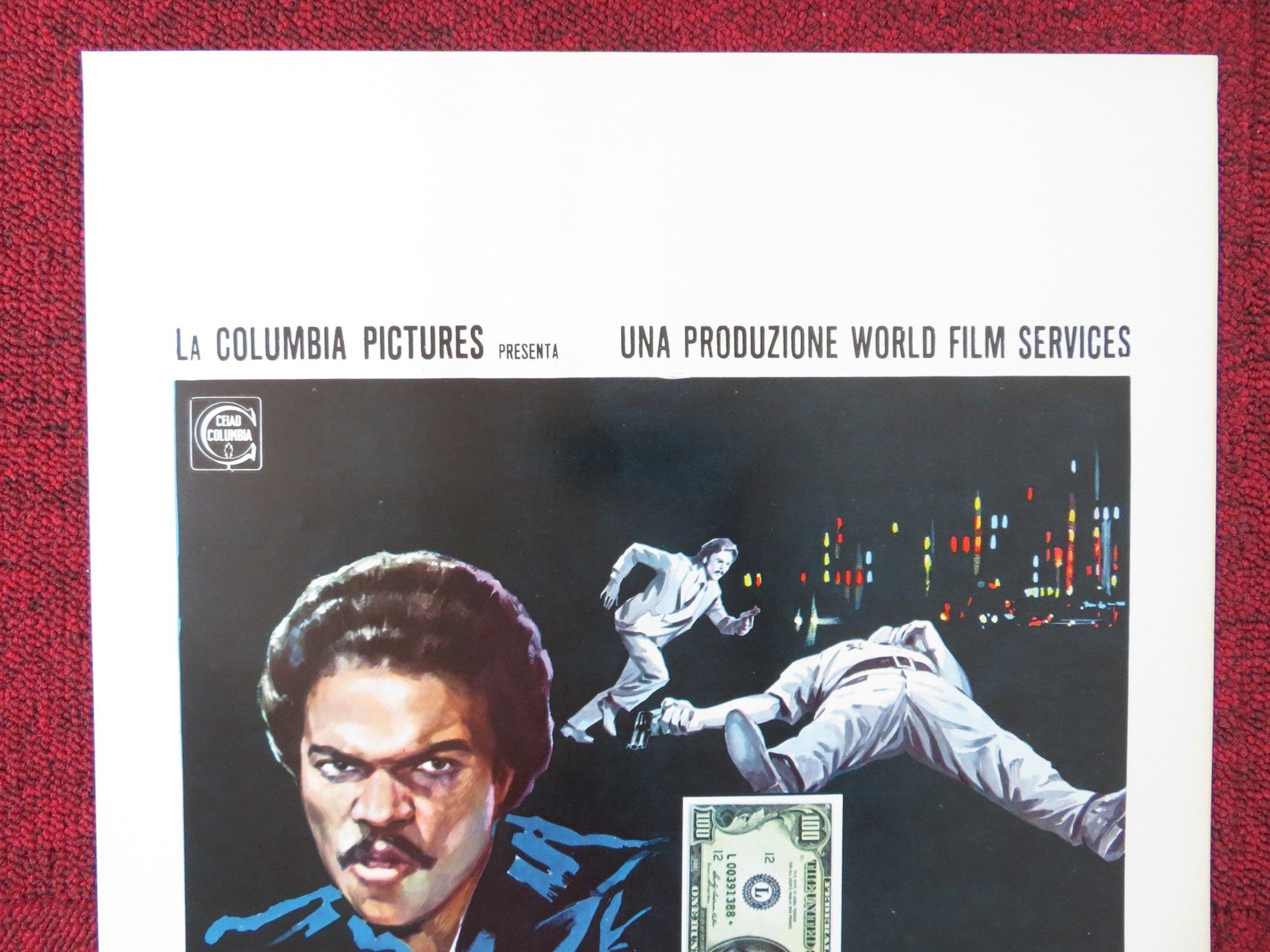 UNA MEDAGLIA PER IL PIU' CORROTTO ITALIAN LOCANDINA POSTER B. DEE WILLIAMS 1974 Rendezvous Cinema Movie posters