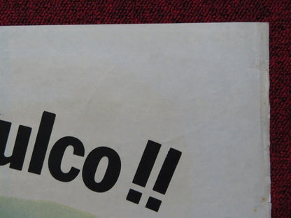 UNA NOCHE EMBARAZOSA FOLDED ARGENTINA ONE SHEET POSTER LANDO BUZZANCA 1977 Movie posters