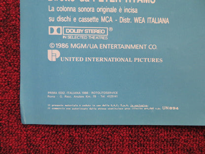 UNA PERFETTA COPPIA DI SVITATI - A ITALIAN FOTOBUSTA POSTER BILLY CRYSTAL 1986 Rendezvous Cinema Movie posters