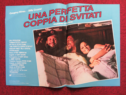 UNA PERFETTA COPPIA DI SVITATI - E ITALIAN FOTOBUSTA POSTER BILLY CRYSTAL 1986 Rendezvous Cinema Movie posters