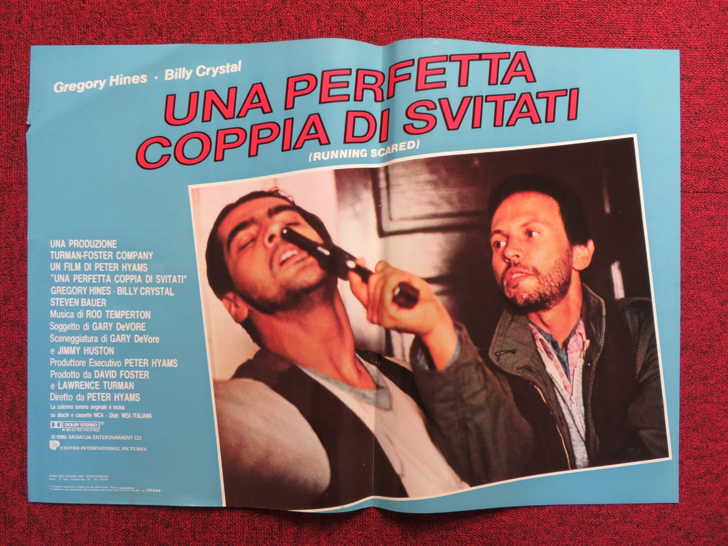 UNA PERFETTA COPPIA DI SVITATI - F ITALIAN FOTOBUSTA POSTER BILLY CRYSTAL 1986 Rendezvous Cinema Movie posters