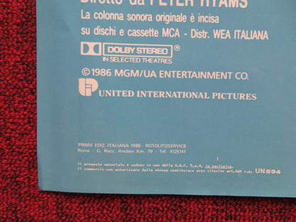 UNA PERFETTA COPPIA DI SVITATI - H ITALIAN FOTOBUSTA POSTER BILLY CRYSTAL 1986 Rendezvous Cinema Movie posters