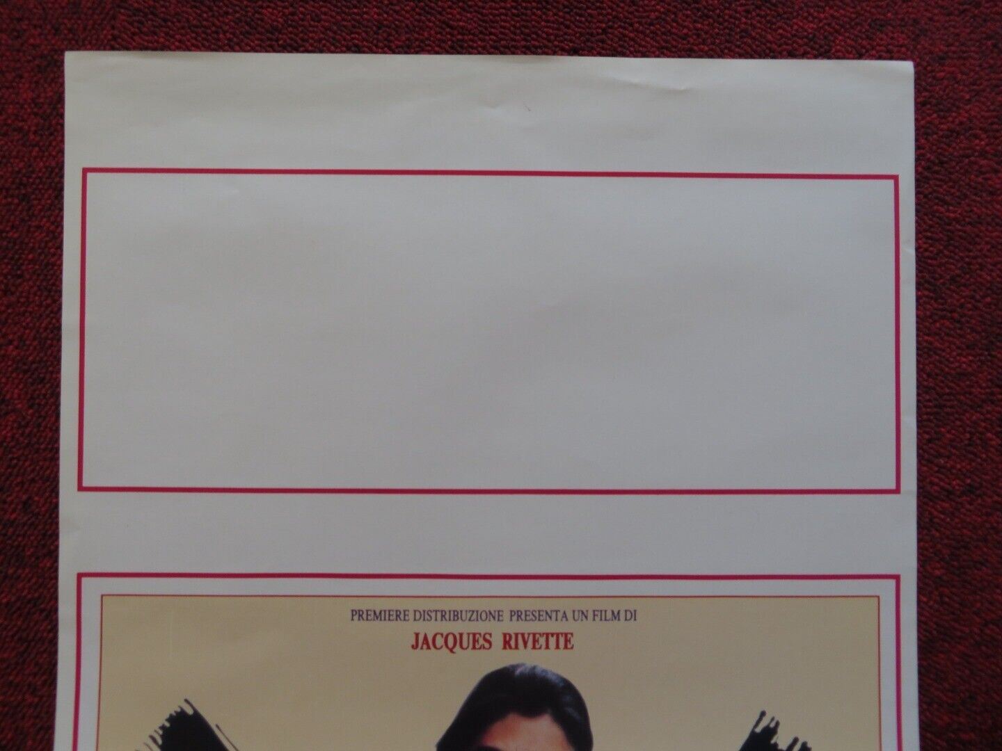 UNA RECITA A QUATTRO / the gang of four ITALIAN LOCANDINA (27.5"x13") POSTER '90 Movie posters