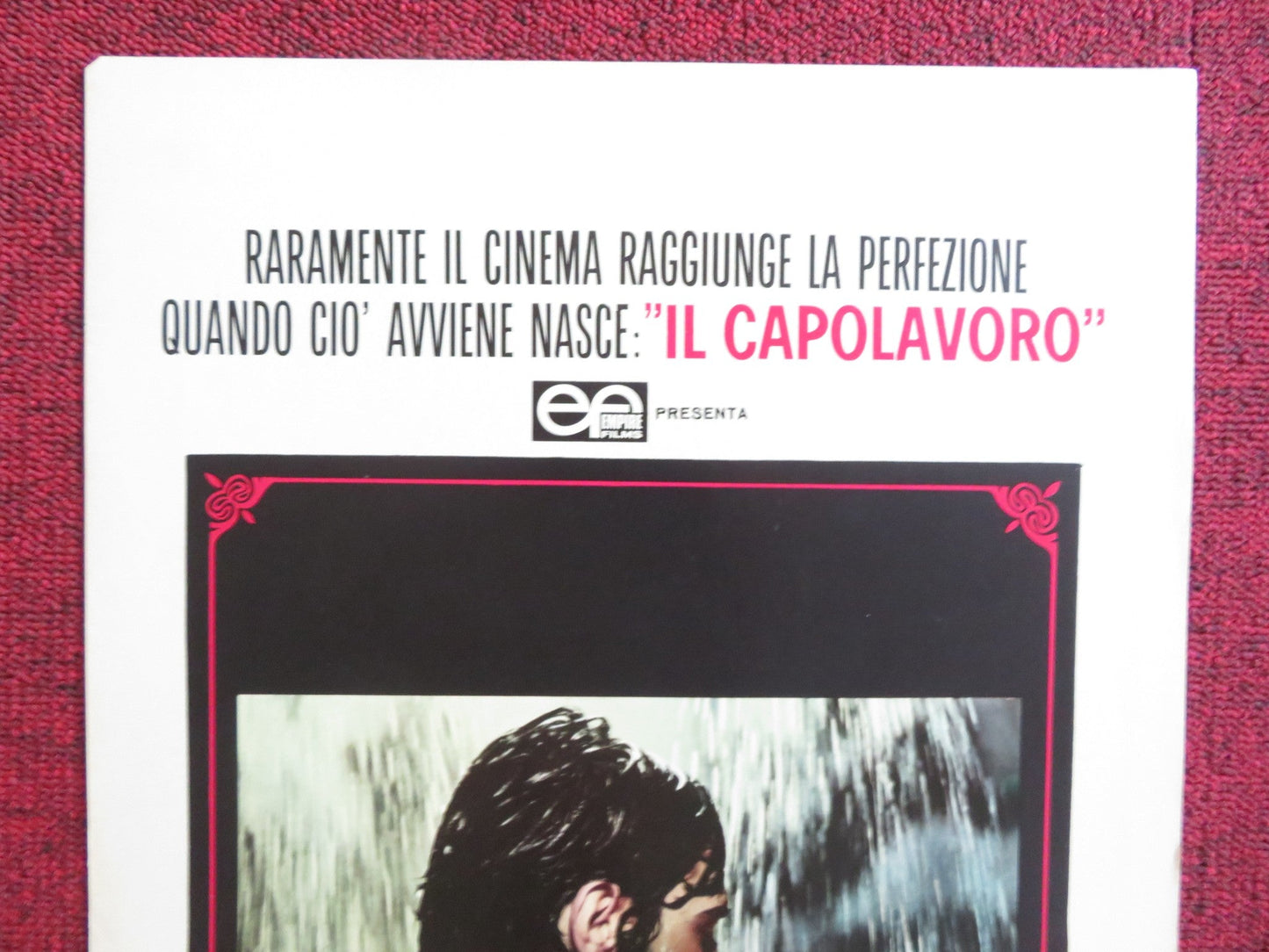 UNA STORIA D'AMORE ITALIAN LOCANDINA POSTER ANNA MOFFO GIANNI MACCHIA 1969 Rendezvous Cinema Movie posters