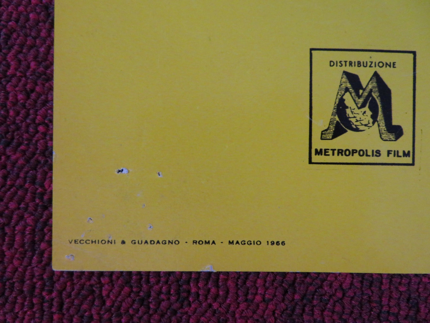 UNA STORIA DI NOTTE ITALIAN FOTOBUSTA POSTER SYLVA KOSCINA PHILIPPE LEROY 1966 Rendezvous Cinema Movie posters