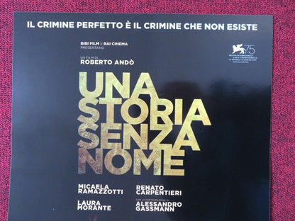 UNA STORIA SENZA NOME ITALIAN LOCANDINA (26.5"x12.5") POSTER MICAELA RAMAZZOTTI Movie posters
