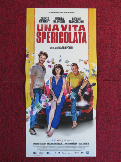 UNA VITA SPERICOLATA ITALIAN LOCANDINA POSTER LORENZO RICHELMY 2018 Rendezvous Cinema Movie posters