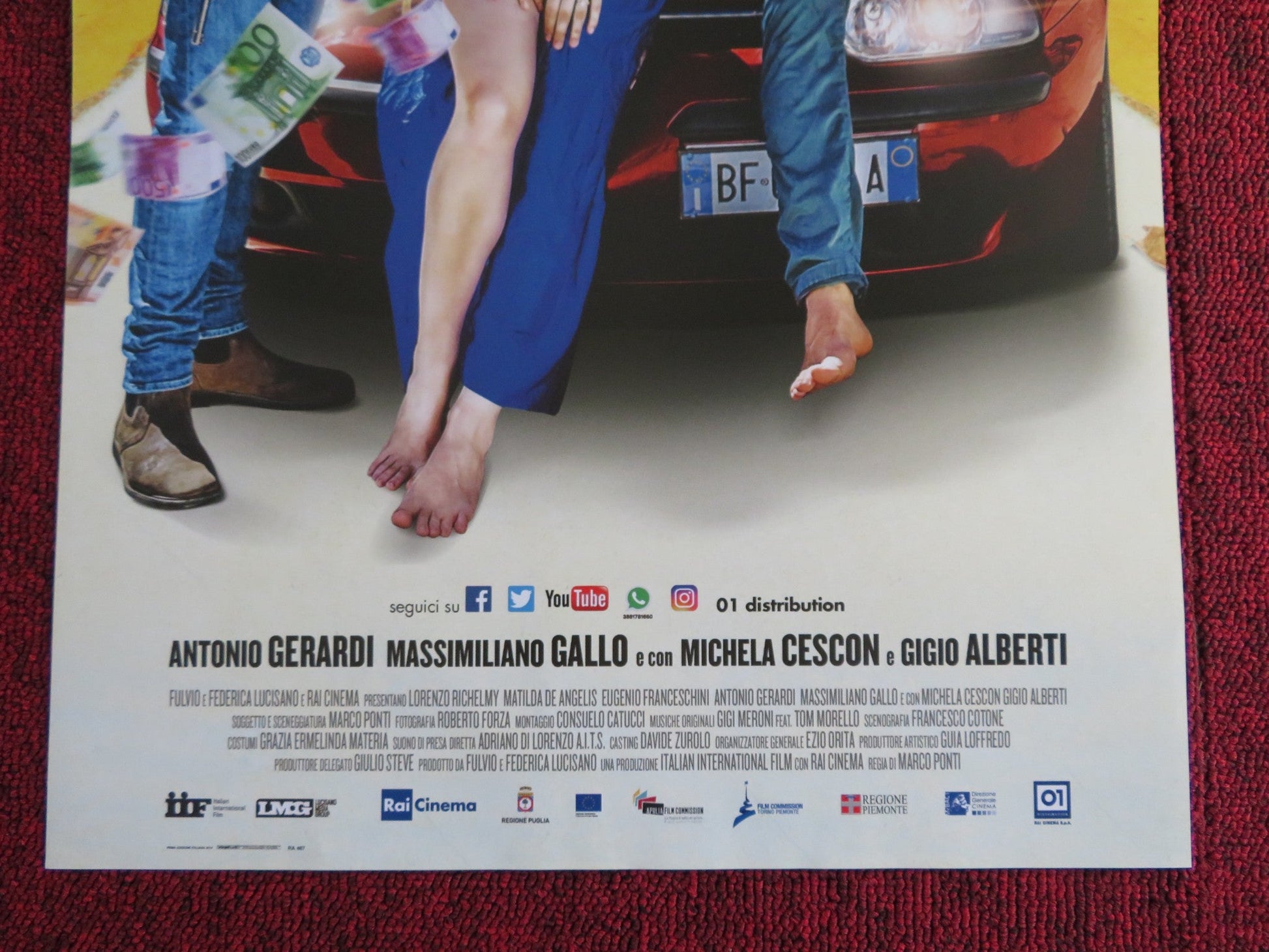 UNA VITA SPERICOLATA ITALIAN LOCANDINA POSTER LORENZO RICHELMY 2018 Rendezvous Cinema Movie posters