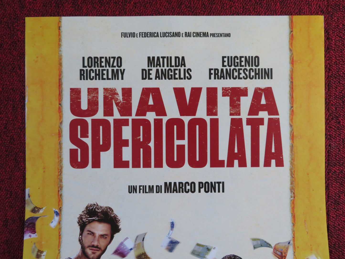 UNA VITA SPERICOLATA ITALIAN LOCANDINA POSTER LORENZO RICHELMY 2018 Rendezvous Cinema Movie posters