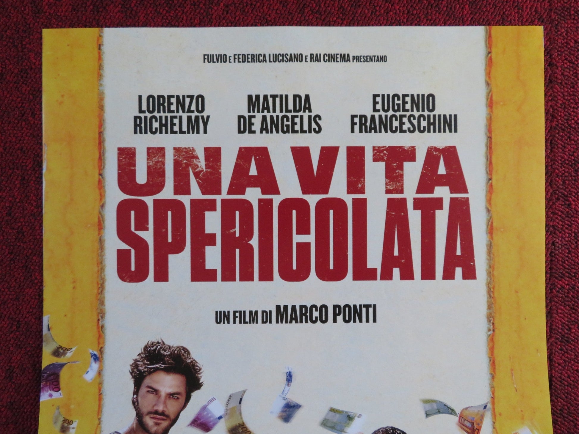 UNA VITA SPERICOLATA ITALIAN LOCANDINA POSTER LORENZO RICHELMY 2018 Rendezvous Cinema Movie posters