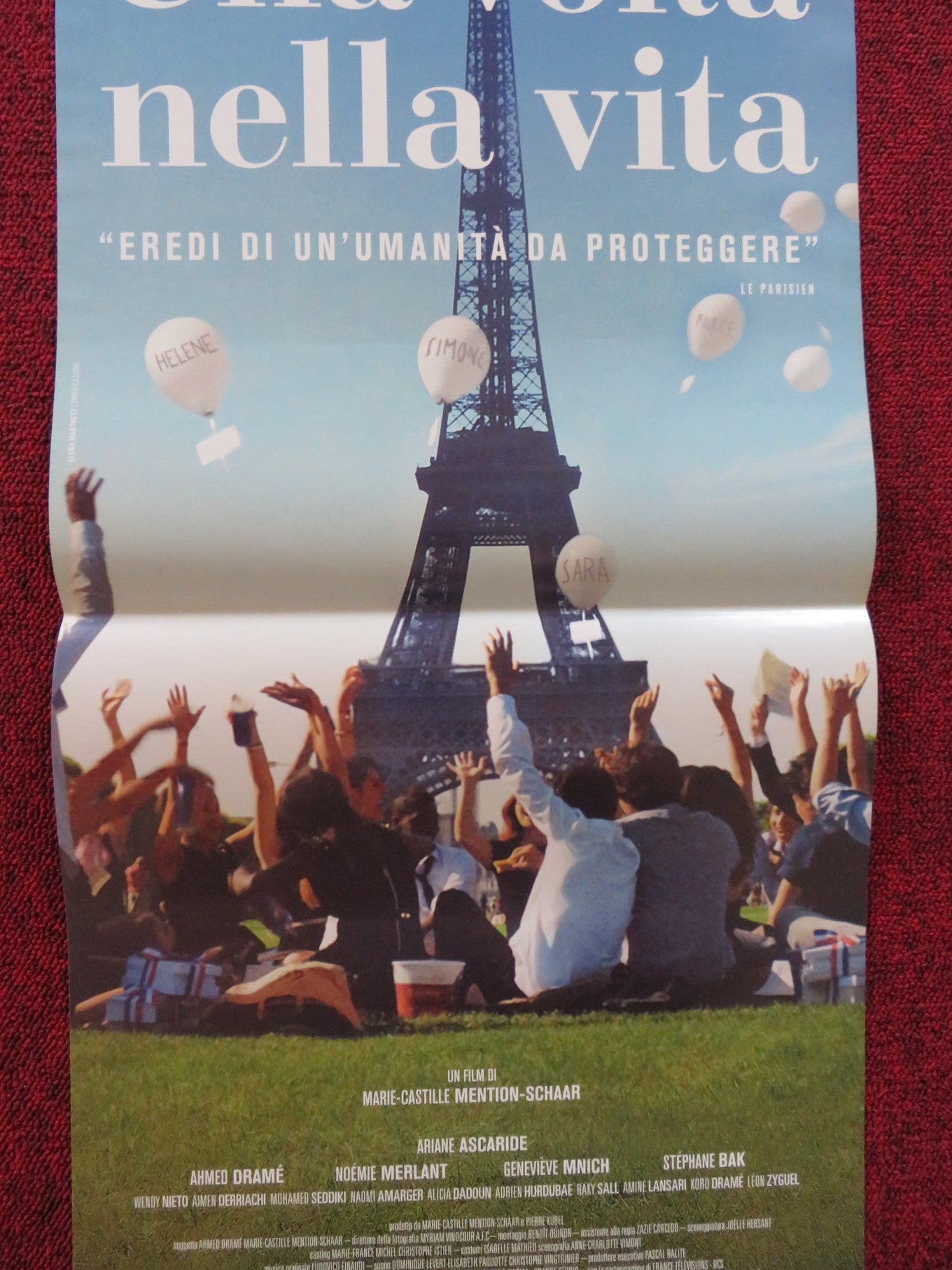 UNA VOLTA NELLA VITA ITALIAN LOCANDINA POSTER AHMED DRAME NOEMIE MERLANT 2014 Rendezvous Cinema Movie posters