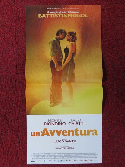 UN'AVVENTURA ITALIAN LOCANDINA (26.5"x12.5") POSTER MICHELE RIONDINO 2019 Movie posters