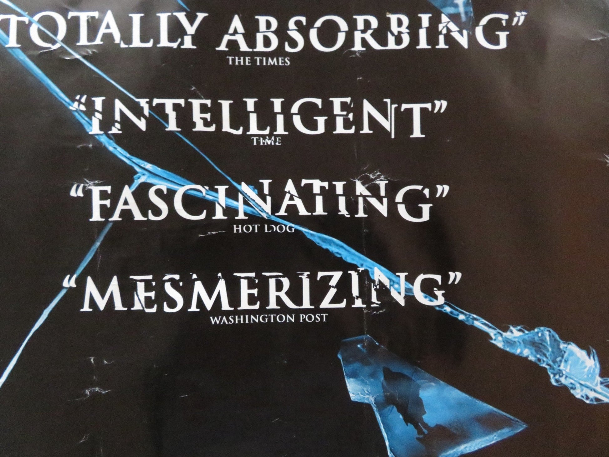 UNBREAKABLE UK QUAD (30"x 40") ROLLED POSTER BRUCE WILLIS SAMUEL L. JACKSON 2000 Rendezvous Cinema Movie posters