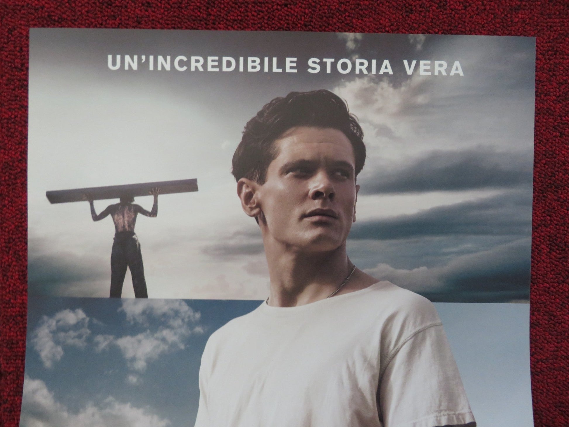 UNBROKEN ITALIAN LOCANDINA POSTER ANGELINA JOLIE JACK O'CONNELL 2014 Rendezvous Cinema Movie posters