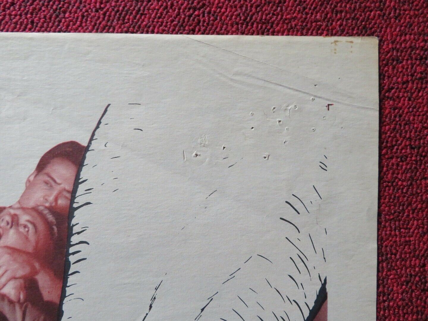 UNCHAINED FOLDED US ONE SHEET POSTER CHESTER MORRIS ELROY HIRSCH 1955 Movie posters