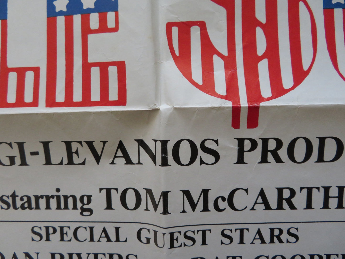 UNCLE SCAM FOLDED US ONE SHEET POSTER TOM MCCARTHY JOAN RIVERS 1981 Rendezvous Cinema Movie posters