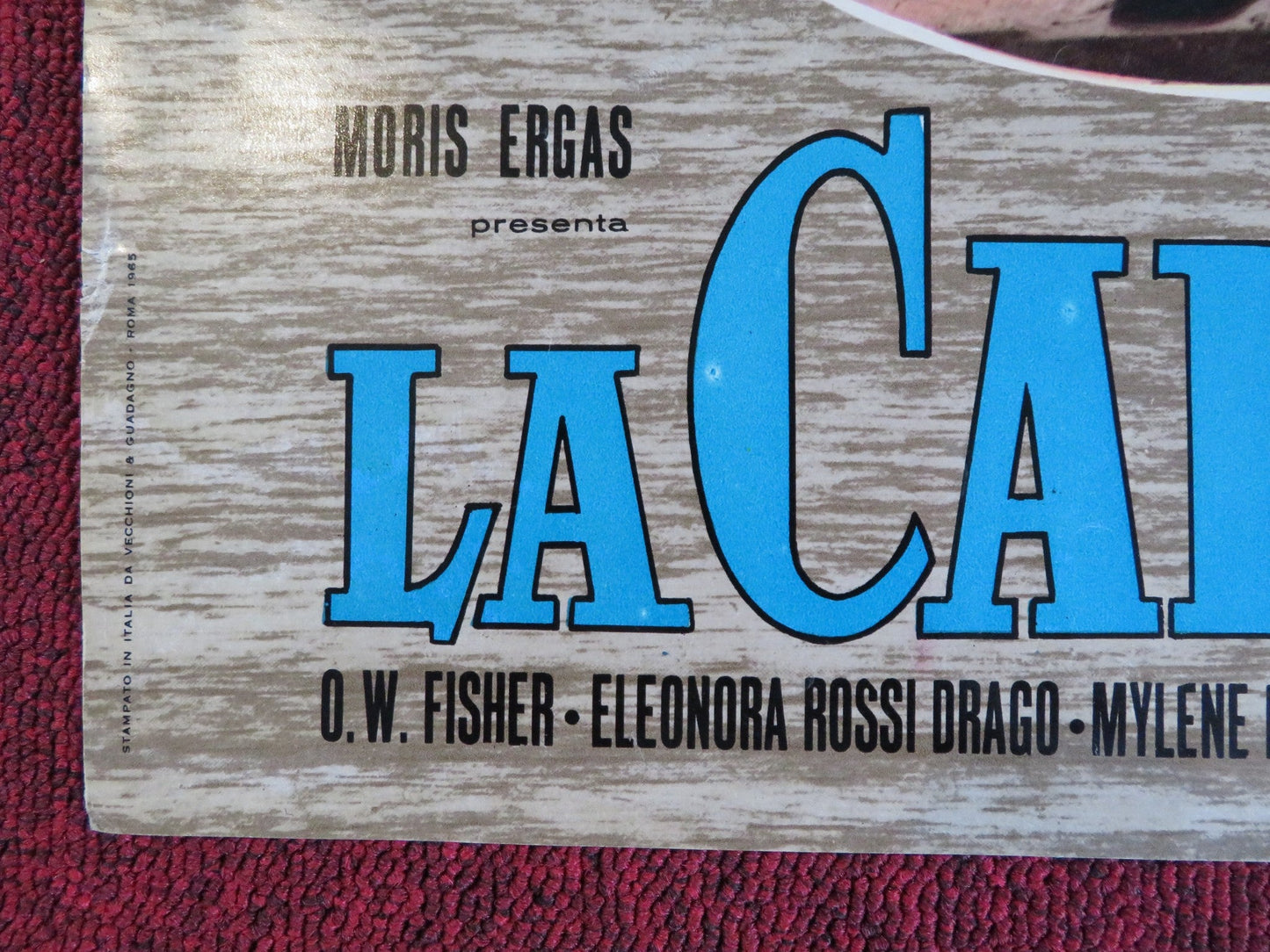 UNCLE TOM'S CABIN - A ITALIAN FOTOBUSTA POSTER JOHN KITZMILLER HERBERT LOM 1965 Rendezvous Cinema Movie posters