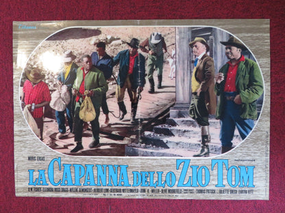 UNCLE TOM'S CABIN - A ITALIAN FOTOBUSTA POSTER JOHN KITZMILLER HERBERT LOM 1965 Rendezvous Cinema Movie posters